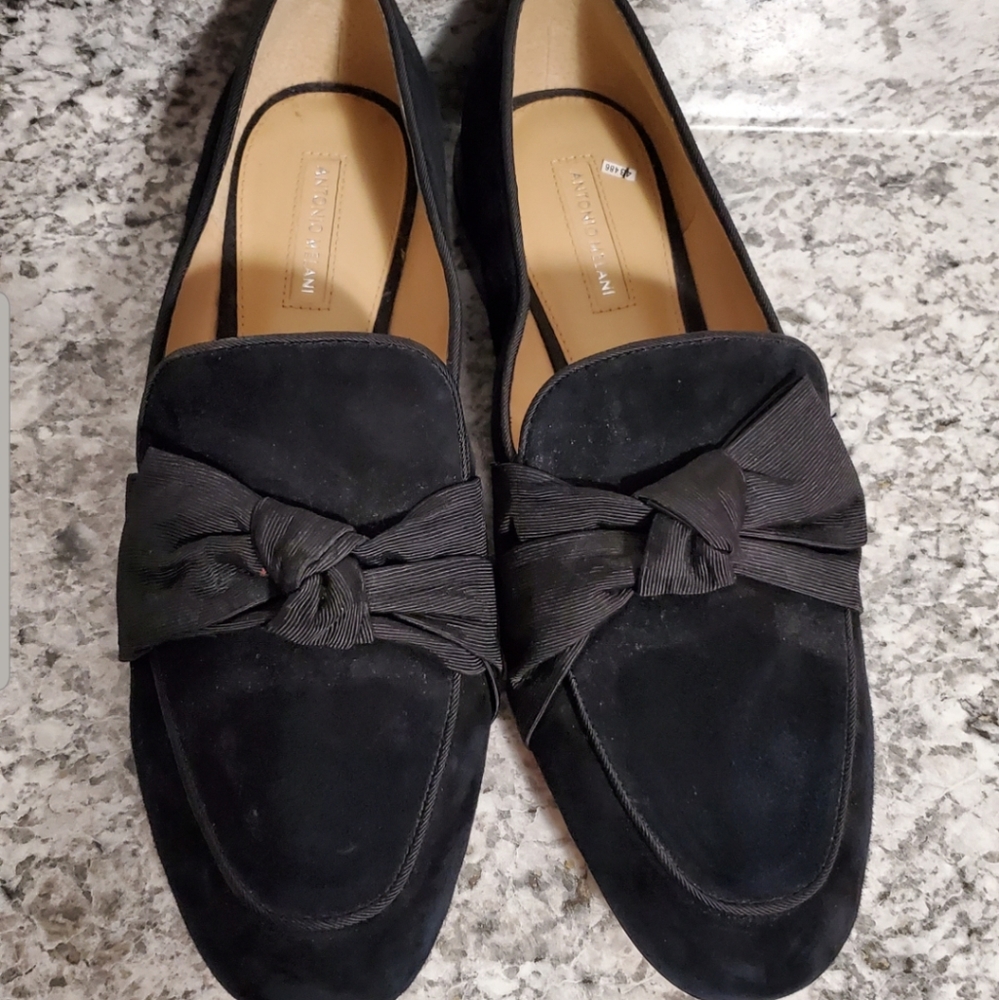 Antonio Melani Black Loafers